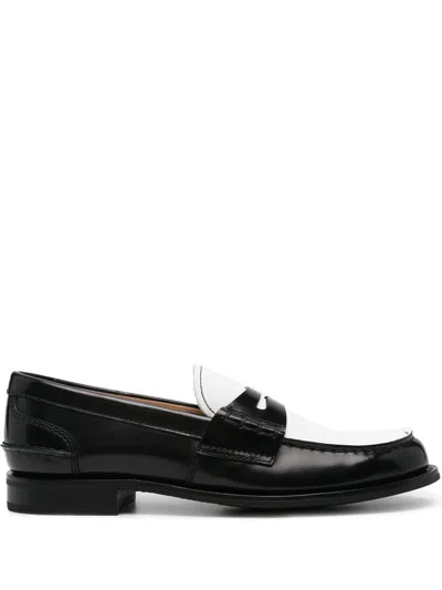 Church's Pembrey Leather Loafers In Black