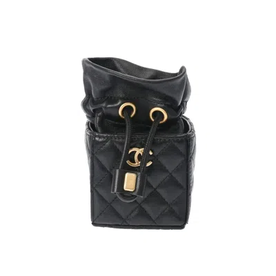 Pre-owned Chanel Sac Seau Black Leather Shopper Bag ()