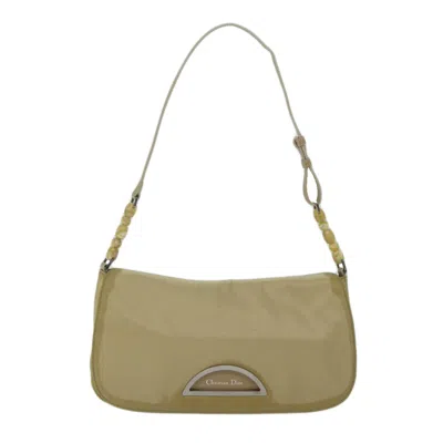 Dior Maris Pearl Khaki Synthetic Shoulder Bag () In Brown