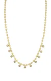 Jemma Wynne 18k Yellow Gold Connexion Champagne Diamond Fringe Necklace