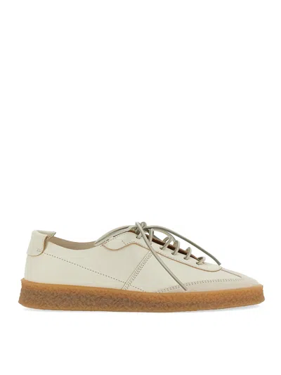 Buttero Leather Sneaker In White