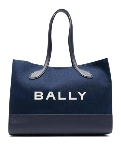 Bally Tote Bag In Dark Wash
