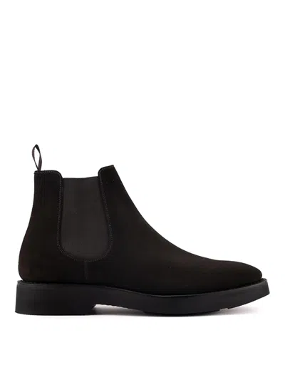 Church's Suede Chelsea Boots In Brown