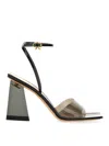 Gianvito Rossi Transparent-heel Ankle-strap Sandals In Black