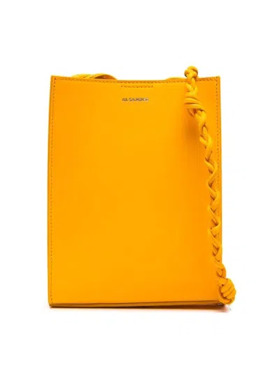 Jil Sander Small Tangle Bag In Orange