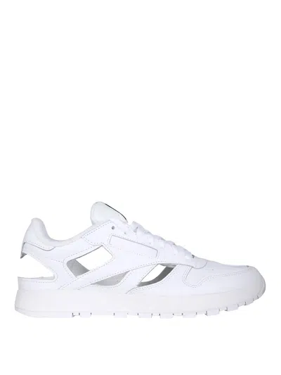 Maison Margiela Leather Sneaker In White