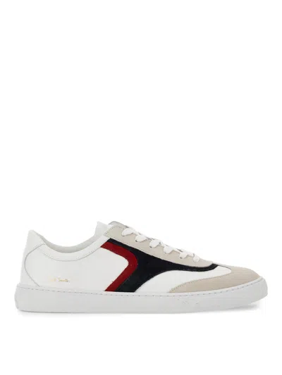 Paul Smith Logo Trainers In White