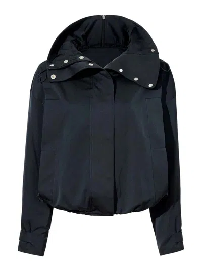 Proenza Schouler Maxwell Hooded Jacket In Black