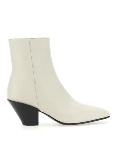Roberto Festa Leather Boot In White