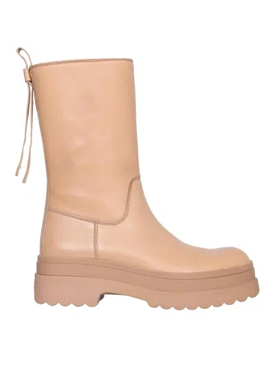 Red Valentino Lye (red) Boots In Nude
