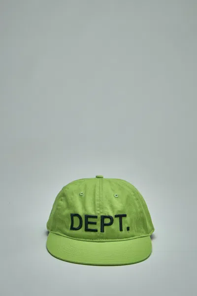 Gallery Dept. Logo-embroidered Cotton-twill Baseball Cap In Green