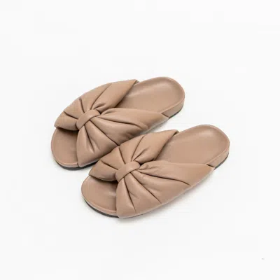 Pre-owned Balenciaga Smooth Nappa Logo Puffy Slide Sandals, 38