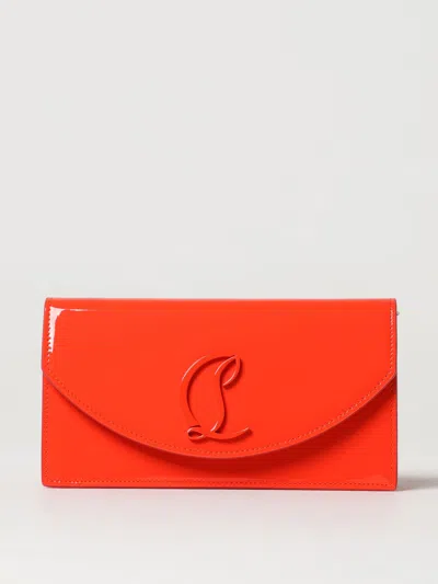 Christian Louboutin Crossbody Bags Woman Tangerine Woman In Orange