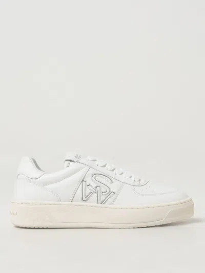 Stuart Weitzman Sw Courtside Monogram Sneakers In White 2