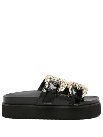 Versace Jeans Couture Sandals In Black