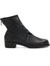 GUIDI distressed heel boots,M86B12251035