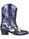 CHIARA FERRAGNI TEXANIBOOTSFIAMME,CF1337 BLU