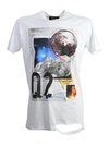 DSQUARED2 PRINTED COTTON T-SHIRT,S74GD0286 S22427 100