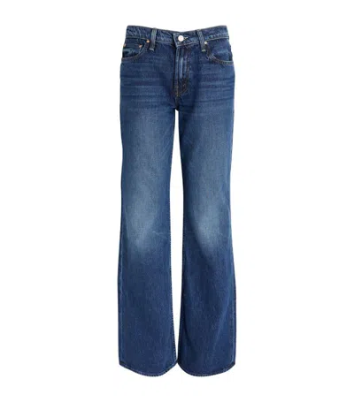 Mother The Bookie Bootcut Jeans In Navy