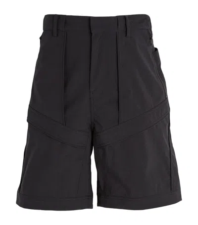 Juunj High-waisted Shorts In Black