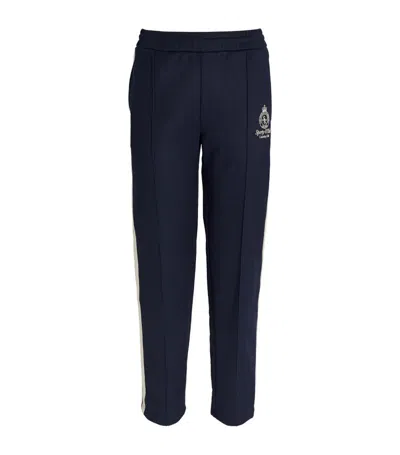 Sporty And Rich Crown Logo Sweatpants In Navy