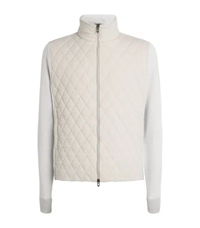 Sease Quilted Jacket In Grey
