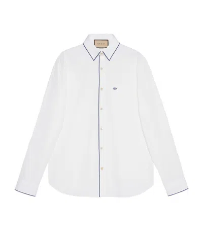 Gucci Shirts In Natural White/mix