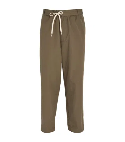 Craig Green Cotton Belted Circle Trousers In Green