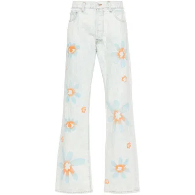 Alchemist Men's Floral Studio Jeans In Blue