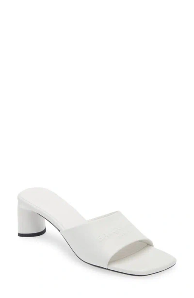 Balenciaga Dutyfree Slide Sandal In White