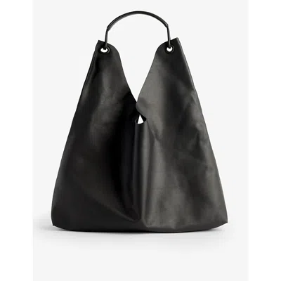 The Row Womens Black Blk Bindle 3 Leather Top-handle Bag In Black Blk