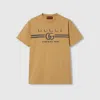 Gucci Cotton Jersey T-shirt With Print In Neutral