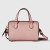 Gucci Gg Super Mini Top Handle Bag In Pink