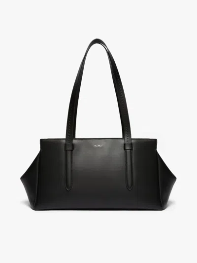 Max Mara Black Leather Archetipo Bag In 5 Black