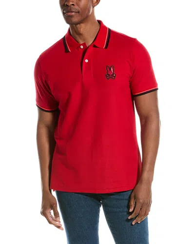 Psycho Bunny Apple Valley Polo Shirt In Red