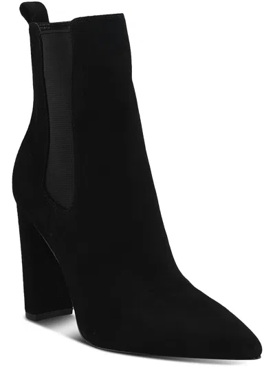 Marc Fisher Ltd Garliss Womens Laceless Pointed Toe Booties In Black