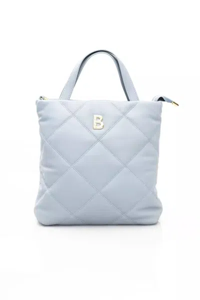 Baldinini Trend Elegant Leather Shoulder Women's Bag In Blue