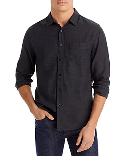 Rails Wyatt Relaxed Fit Shirt In Black Chambray