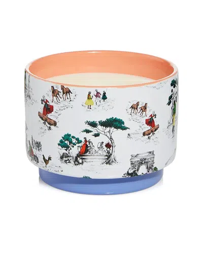 L'or De Seraphine Graham Court - Sheila Bridges Harlem Toile Collection Candle In White