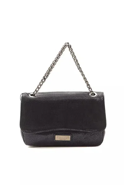 Pompei Donatella Chic Leather Crossbody Women's Elegance In Blue