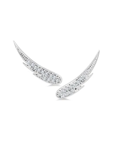 Monary 14k 0.23 Ct. Tw. Diamond Earrings In Metallic