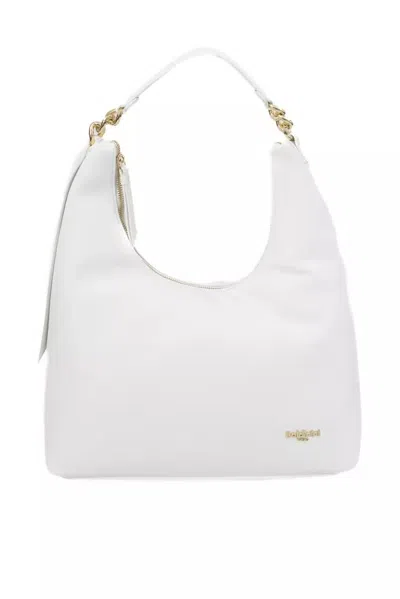 Baldinini Trend En Details Shoulder Women's Bag In White