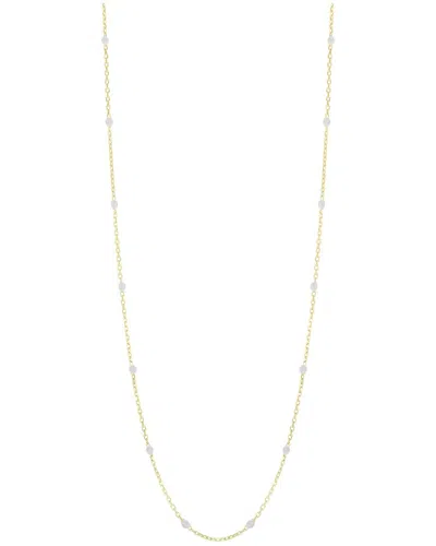 Italian Gold Enamel Chain Necklace