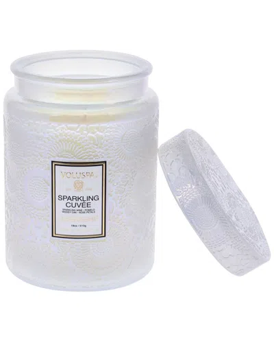 Voluspa Sparkling Cuvee - Large By  For Unisex - 18 oz Candle In Multi
