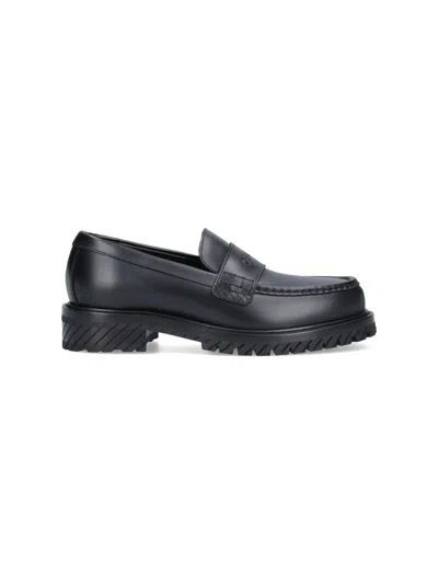 Off-white Military Loafer In Black