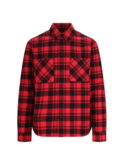 Off-white Check Shirt In Red