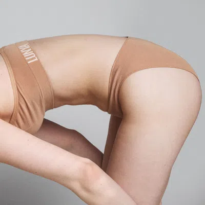 Lunya Seamless Modal Bikini In Hushed Tan
