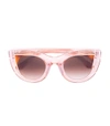 THIERRY LASRY Peach Pink WAVVVY 1654 Sunglasses,991519725126613174