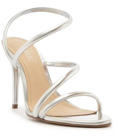 Arezzo Women's Mikayla High Stiletto Sandals In Silver