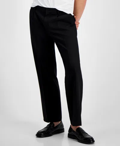 Inc International Concepts Men's Rhys Relaxed Pants, Created For Macy's In Deep Black